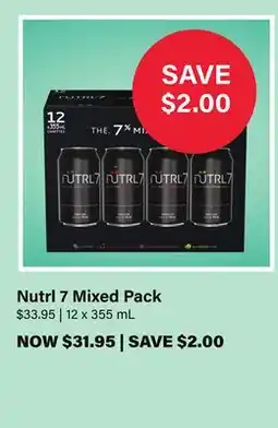 LCBO Nutrl 7 Mixed Pack offer