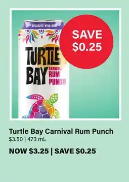 LCBO Turtle Bay Carnival Rum Punch offer