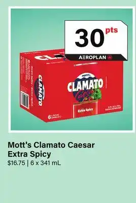 LCBO Mott's Clamato Caesar Extra Spicy offer