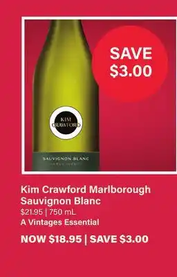 LCBO Kim Crawford Marlborough Sauvignon Blanc offer