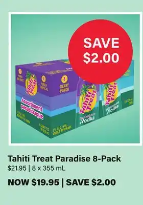 LCBO Tahiti Treat Paradise 8-Pack offer