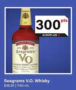 LCBO Seagrams V.O. Whisky offer