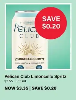 LCBO Pelican Club Limoncello Spritz offer