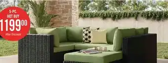 The Brick Barbados 6-Piece Patio Set with Ottoman - Grey offer