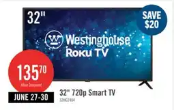 The Brick Westinghouse 32 HD Roku Smart TV offer