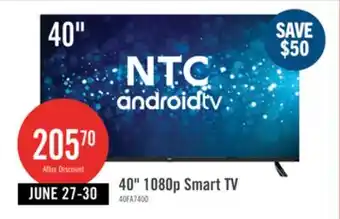 The Brick NTC 40 1080p HD Smart Android TV offer