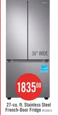 The Brick Samsung 30 22.1 Cu. Ft. French-Door Refrigerator - Stainless Steel - RF22A4111SR/AA offer