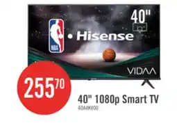 The Brick HISENSE 40 1080p HD Full Array LCD 60Hz VIDAA Smart TV (40A4KV) offer