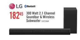 The Brick LG 2.1 CH Bluetooth Dolby Digital Soundbar with Wireless Subwoofer (S40T.DCANLLK) offer