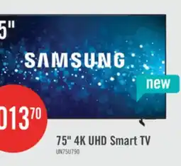 The Brick Samsung 75 U7900F Crystal UHD 4K Smart TV (UN75U7900FFXZC) offer