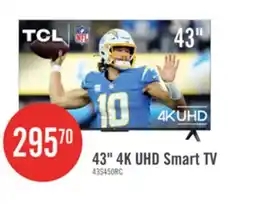 The Brick TCL 43 LED 4K UHD HDR Pro 60Hz Roku Smart TV (43S450R-CA) offer
