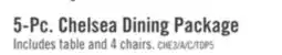 The Brick Chelsea Dining Chair with Linen-Look Fabric - Aqua Blue offer