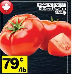 Supermarché PA TOMATES DE SERRE | Hothouse Tomatoes offer