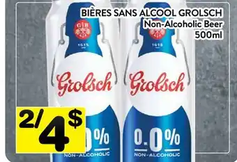 Supermarché PA BIÈRES SANS ALCOOL GROLSCH | NON-ALCOHOLIC BEER offer