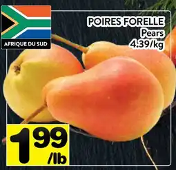 Supermarché PA POIRES FORELLE | Pears offer