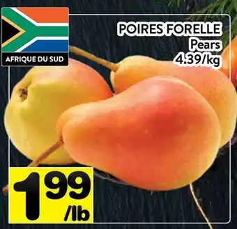 Supermarché PA POIRES FORELLE | Pears offer