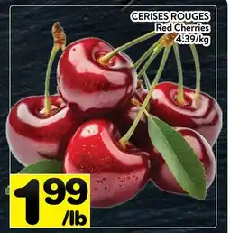 Supermarché PA CERISES ROUGES | Red Cherries offer