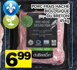 Supermarché PA PORC FRAIS HACHÉ BIOLOGIQUE DU BRETON offer