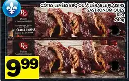 Supermarché PA CÔTES LEVÉES BBQ OU À L'ÉRABLE PLAISIRS GASTRONOMIQUES | Ribs offer
