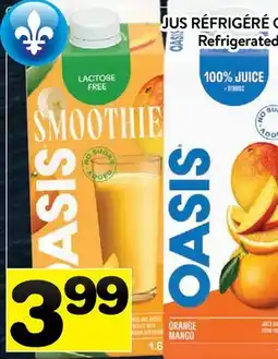 Supermarché PA JUS RÉFRIGÉRÉ OASIS | Refrigerated Juice offer