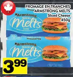 Supermarché PA FROMAGE EN TRANCHES ARMSTRONG MELTS | Sliced Cheese offer