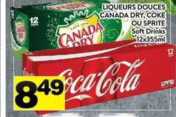 Supermarché PA LIQUEURS DOUCES CANADA DRY, COKE OU SPRITE | Soft Drinks offer