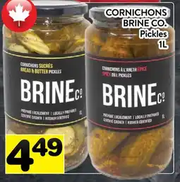 Supermarché PA CORNICHONS BRINE CO. | PICKLES offer