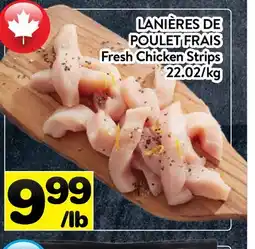 Supermarché PA LANIÈRES DE POULET FRAIS | FRESH CHICKEN STRIPS offer