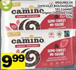 Supermarché PA BRISURES DE CHOCOLAT BIOLOGIQUES 55% CAMINO | Organic Chocolate Chips offer