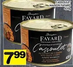 Supermarché PA CASSOULET MAISON FAYARD offer