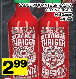 Supermarché PA SAUCE PIQUANTE SRIRACHA CRYING TIGER | Hot Sauce offer