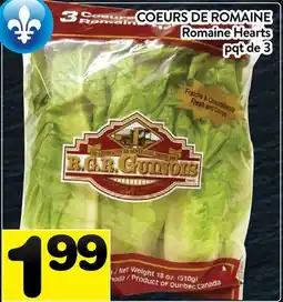 Supermarché PA COEURS DE ROMAINE | ROMAINE HEARTS offer