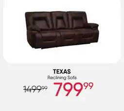 Meubles RD TEXAS Reclining Sofa offer