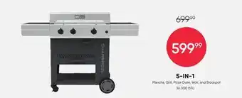 Meubles RD 5-IN-1 Plancha, Grill, Pizza Oven, Wok, and Stockpot offer