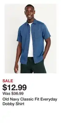 Old Navy Old Navy Classic Fit Everyday Dobby Shirt offer