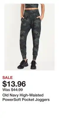 Old Navy Old Navy High-Waisted PowerSoft Pocket Joggers offer