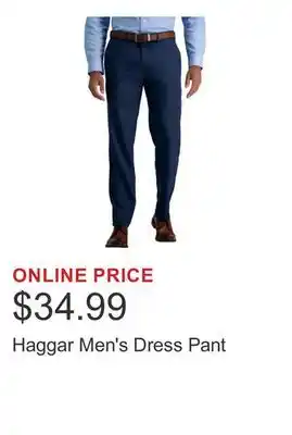 Costco Haggar Men's Dress Pant offer