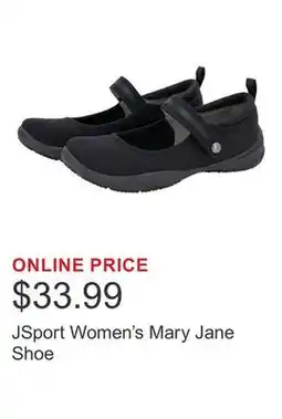 Costco JSport Women's Mary Jane Shoe offer