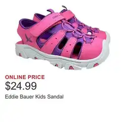 Costco Eddie Bauer Kids Sandal offer