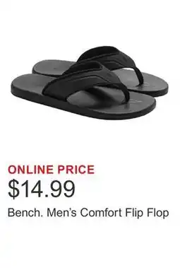 Costco Bench. Men's Comfort Flip Flop offer