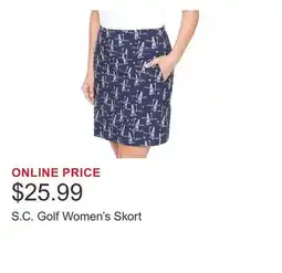 Costco S.C. Golf Women's Skort offer