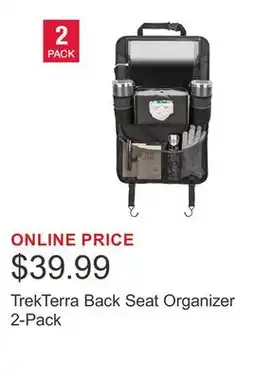Costco TrekTerra Back Seat Organizer 2-Pack offer