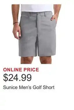 Costco Sunice Men's Golf Short offer