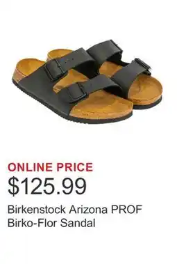 Costco Birkenstock Arizona PROF Birko-Flor Sandal offer