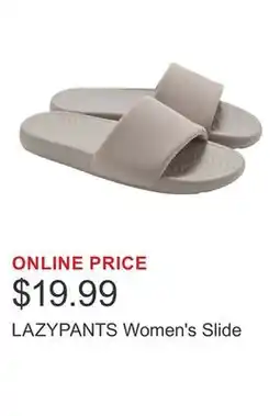Costco LAZYPANTS Women's Slide offer