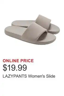 Costco LAZYPANTS Women's Slide offer