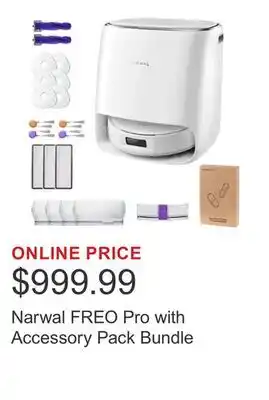 Costco Narwal FREO Pro with Accessory Pack Bundle offer