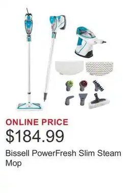 Costco Bissell PowerFresh Slim Steam Mop offer