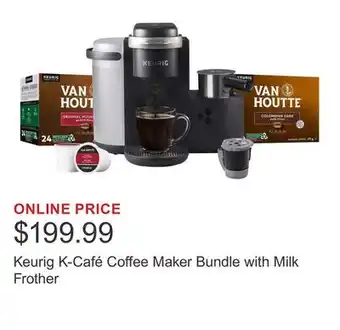 Costco Keurig K-Café Coffee Maker Bundle with Milk Frother offer