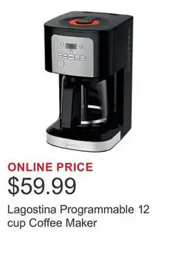 Costco Lagostina Programmable 12 cup Coffee Maker offer